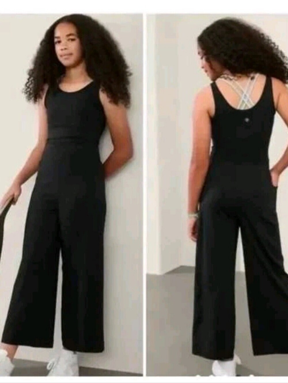 Athleta Girl Black Jumpsuit